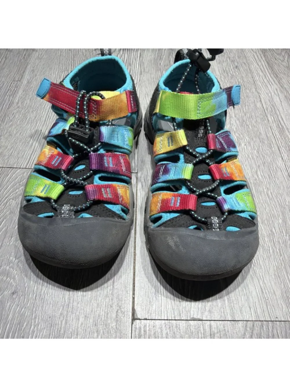 Keen Newport H2 II Size 1 Tie Dye  Washable Shoes Hiking Closed toe